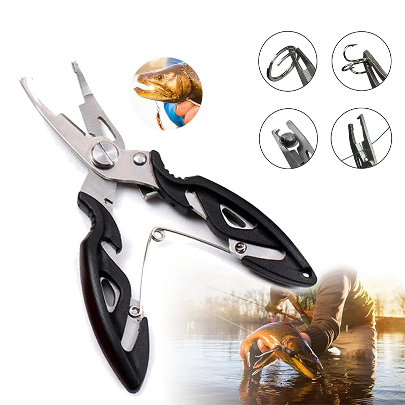 Fishing Hook Remover - Tang Pemotong Pancing Multifungsi Lengkung, Gunting,