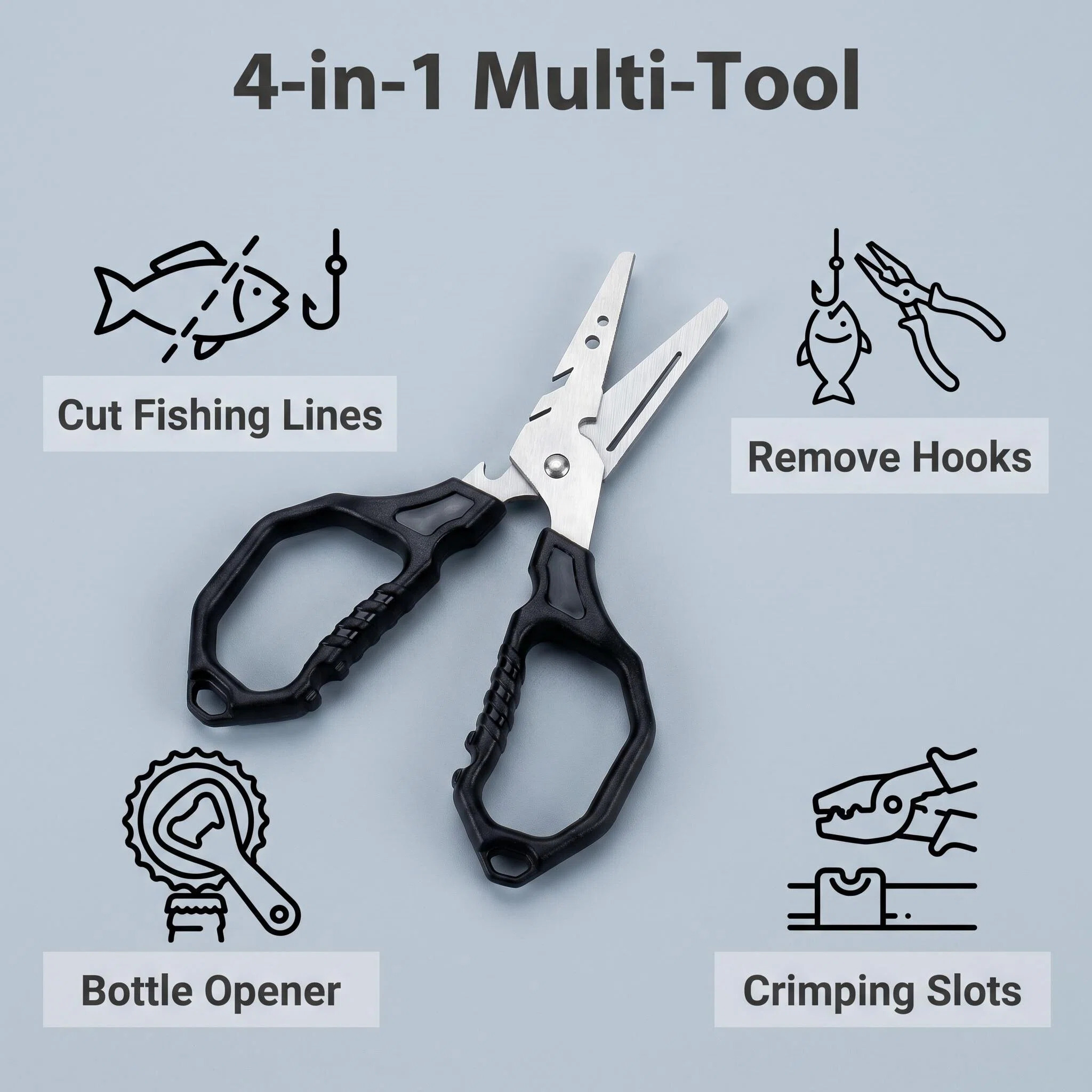 Gunting Pancing Multifungsi Pe - Fishing Hook Sharpener ulasan dan harga