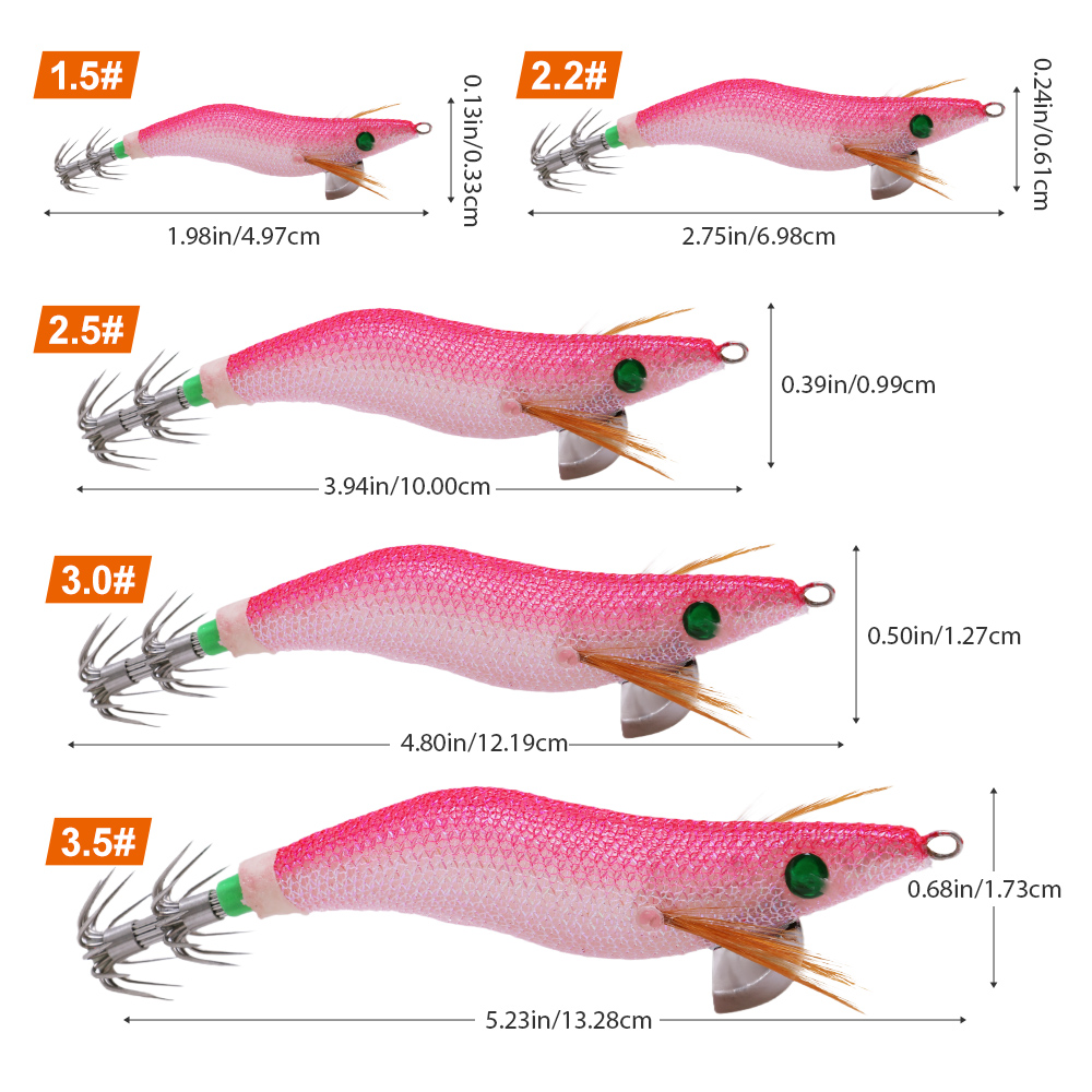 1 buah kail udang/cumi-cumi ka - Fishing Hook Size ulasan dan harga